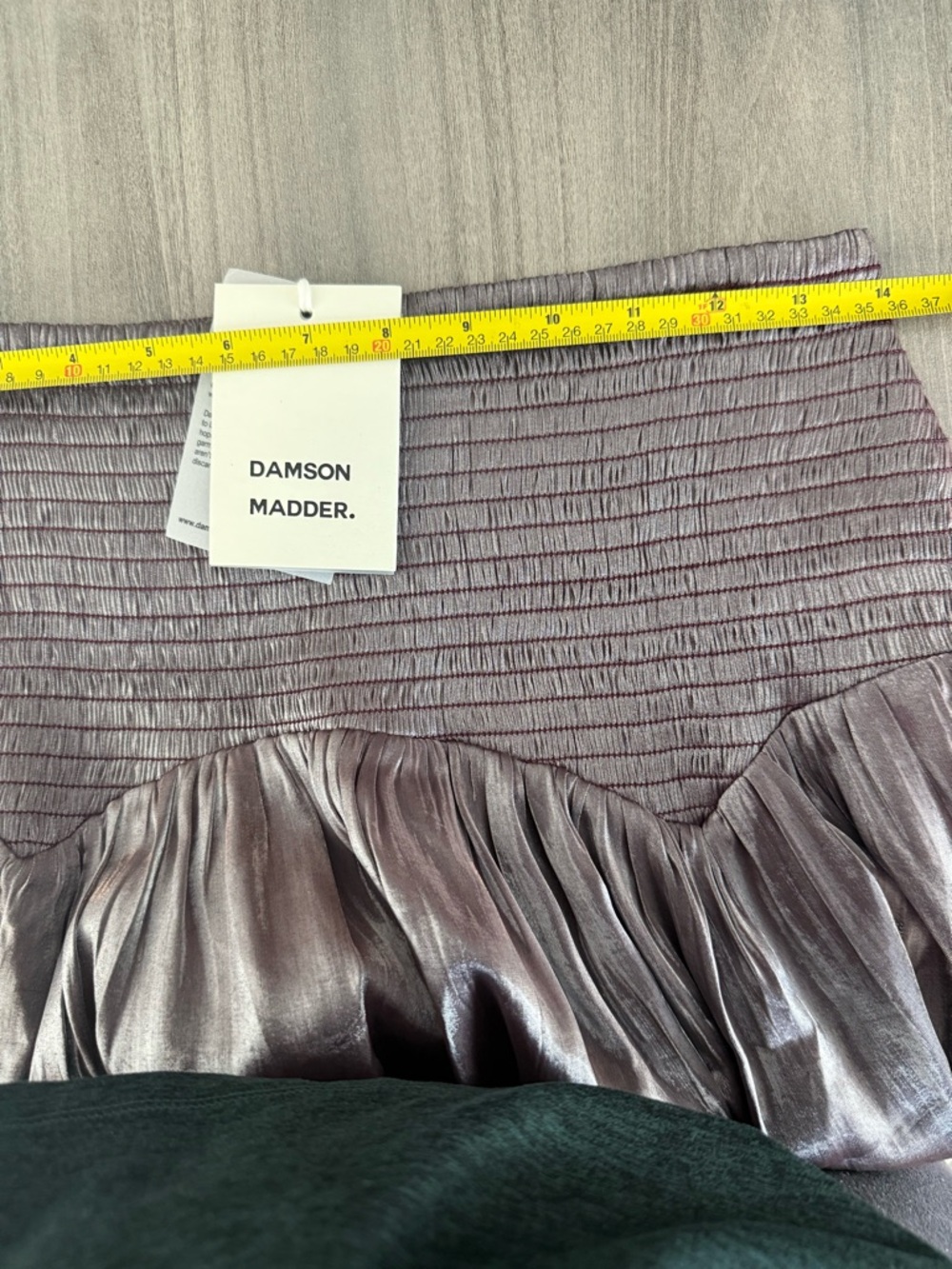 DAMSON MADDER Layla shirred midi skirt - Picture 5 of 8